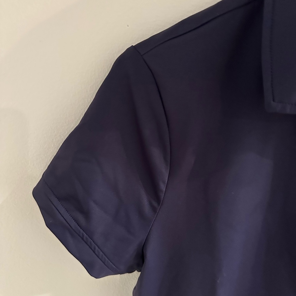 Women's Navy Polo Shirt - Picture 6 of 6